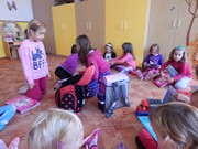 Návtěva prvňáčků ve školce